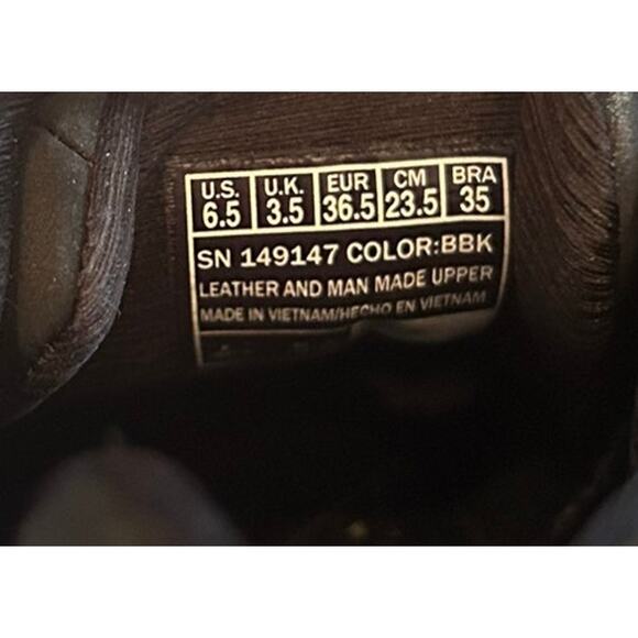 ⭐️ Skechers Black Air Cooled Arch Fit Lace Up Chunky Sneakers Shoes Women's 6.5 - Picture 8 of 8